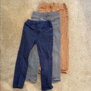 Stylish Kids Bottoms Set - Blue, Gray, Tan